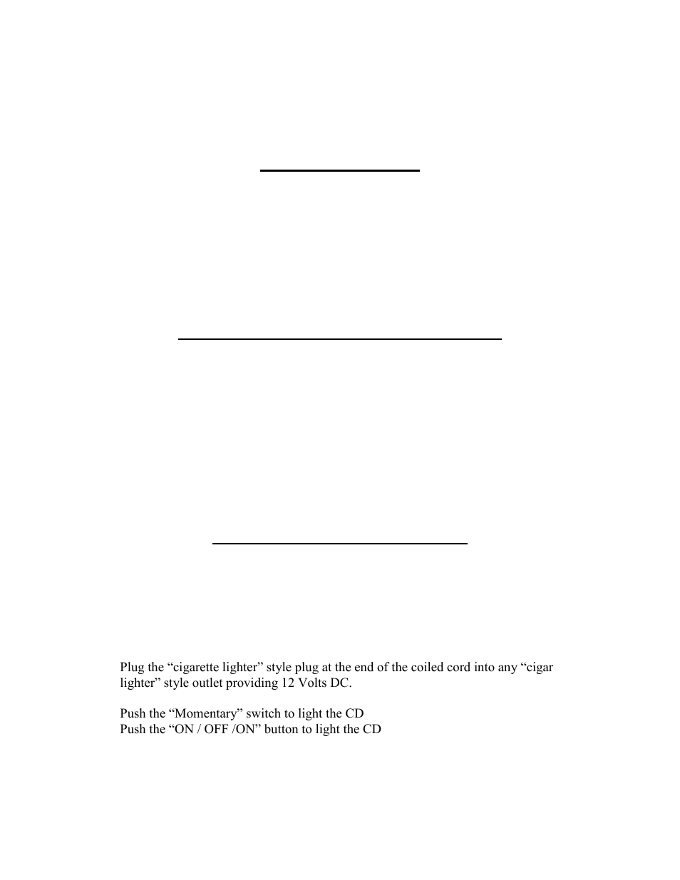 Introduction, Important! read before use, Operating your light | Havis-Shields CD-MAGNUM CD-CL-12 User Manual | Page 2 / 4