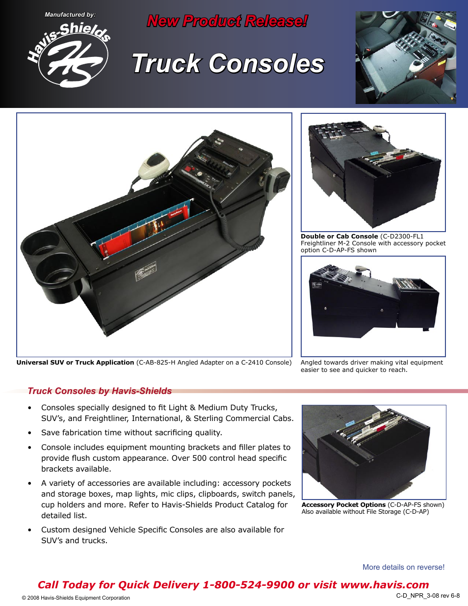 Havis-Shields C-D2300-FL1 User Manual | 2 pages