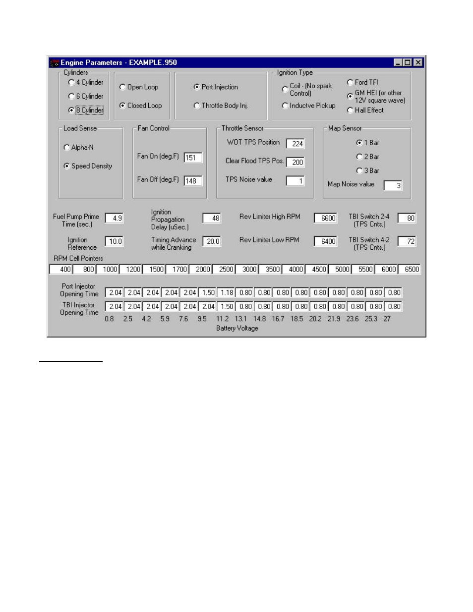 Hardware settings (hdwr settings) | Holley COMMANDER 950 User Manual | Page 63 / 98