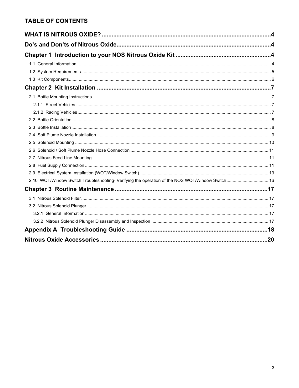 Holley 02121NOS User Manual | Page 3 / 20