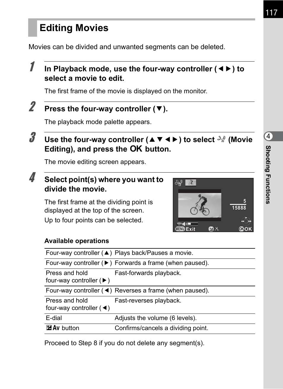 Editing movies | Hoya H01-201106 User Manual | Page 119 / 258