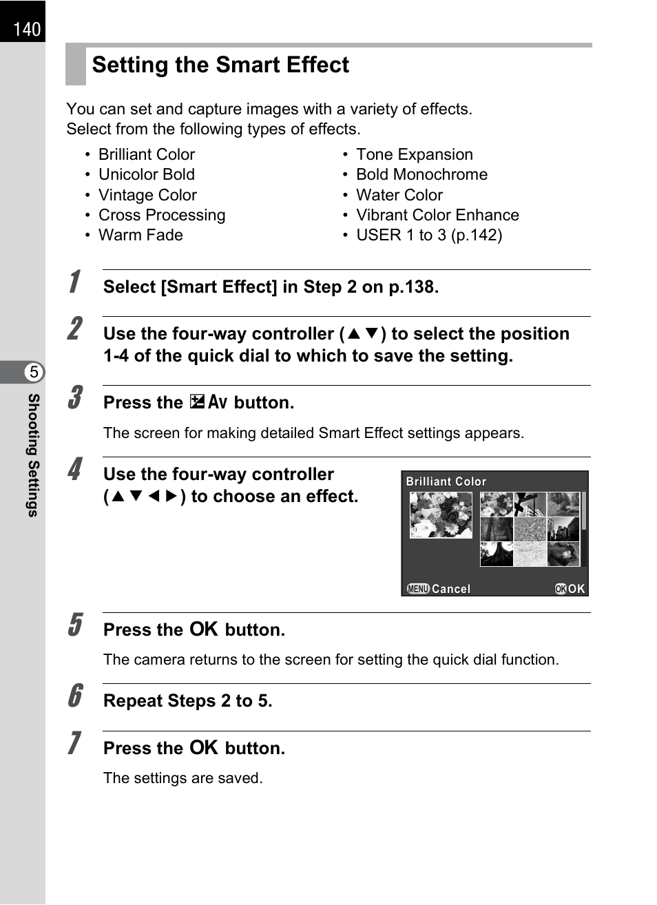 Setting the smart effect, P.140) | Hoya H01-201106 User Manual | Page 142 / 258
