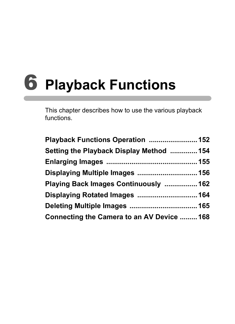 6 playback functions, Playback functions | Hoya H01-201106 User Manual | Page 153 / 258