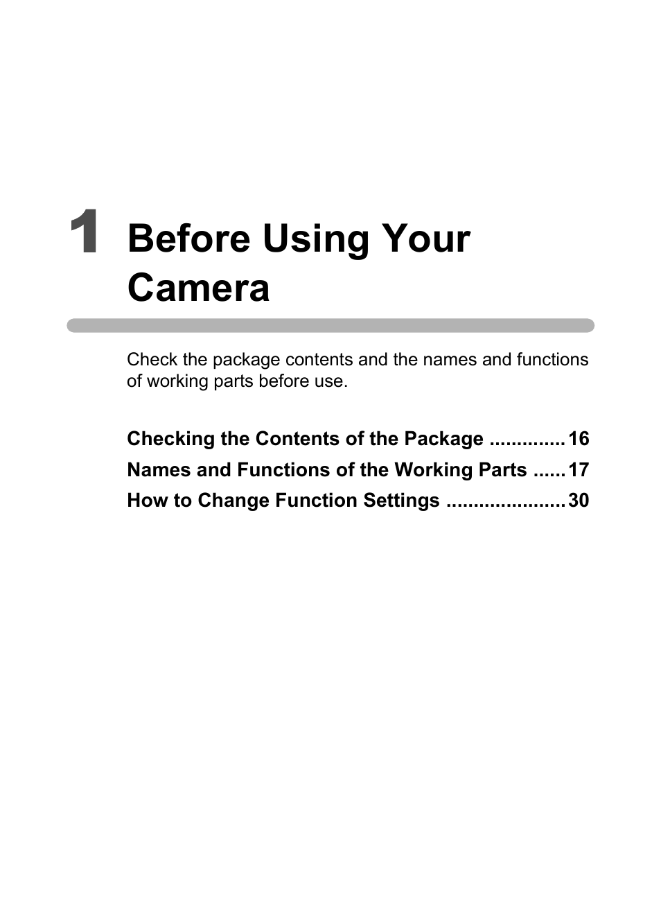 1 before using your camera, Before using your camera | Hoya H01-201106 User Manual | Page 17 / 258