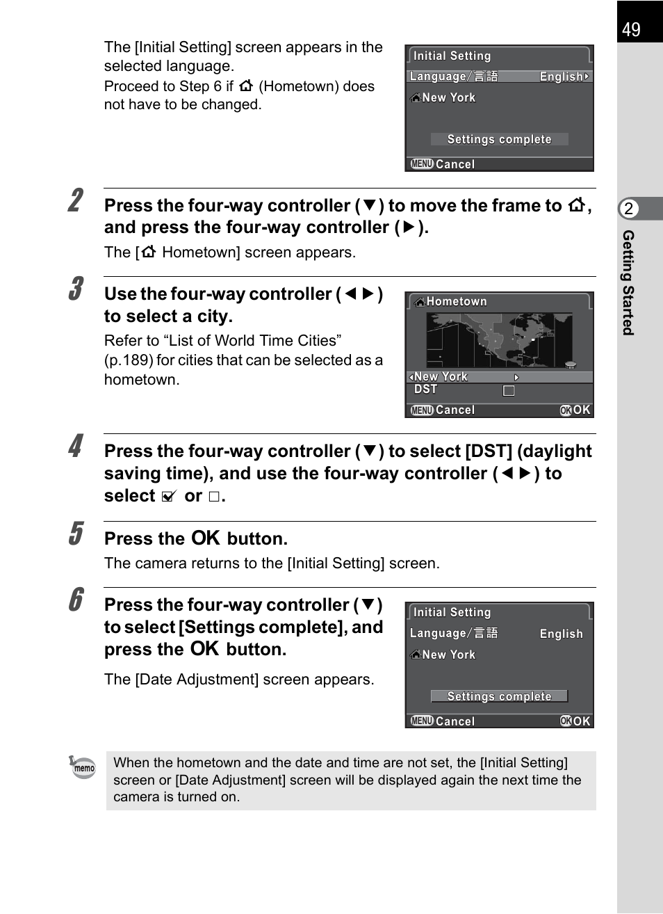 Press the 4 button | Hoya H01-201106 User Manual | Page 51 / 258