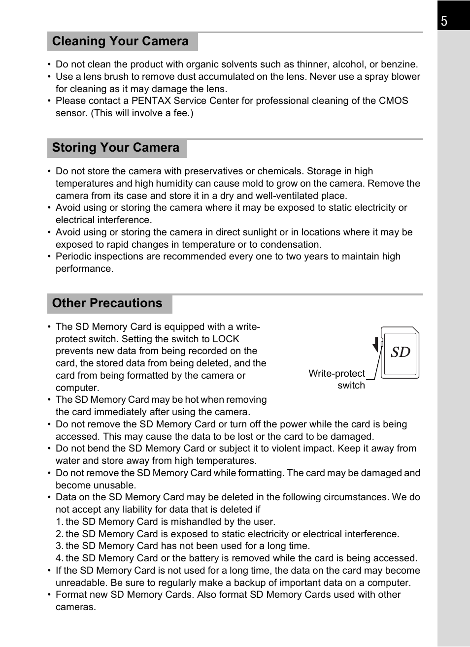 Hoya H01-201106 User Manual | Page 7 / 258