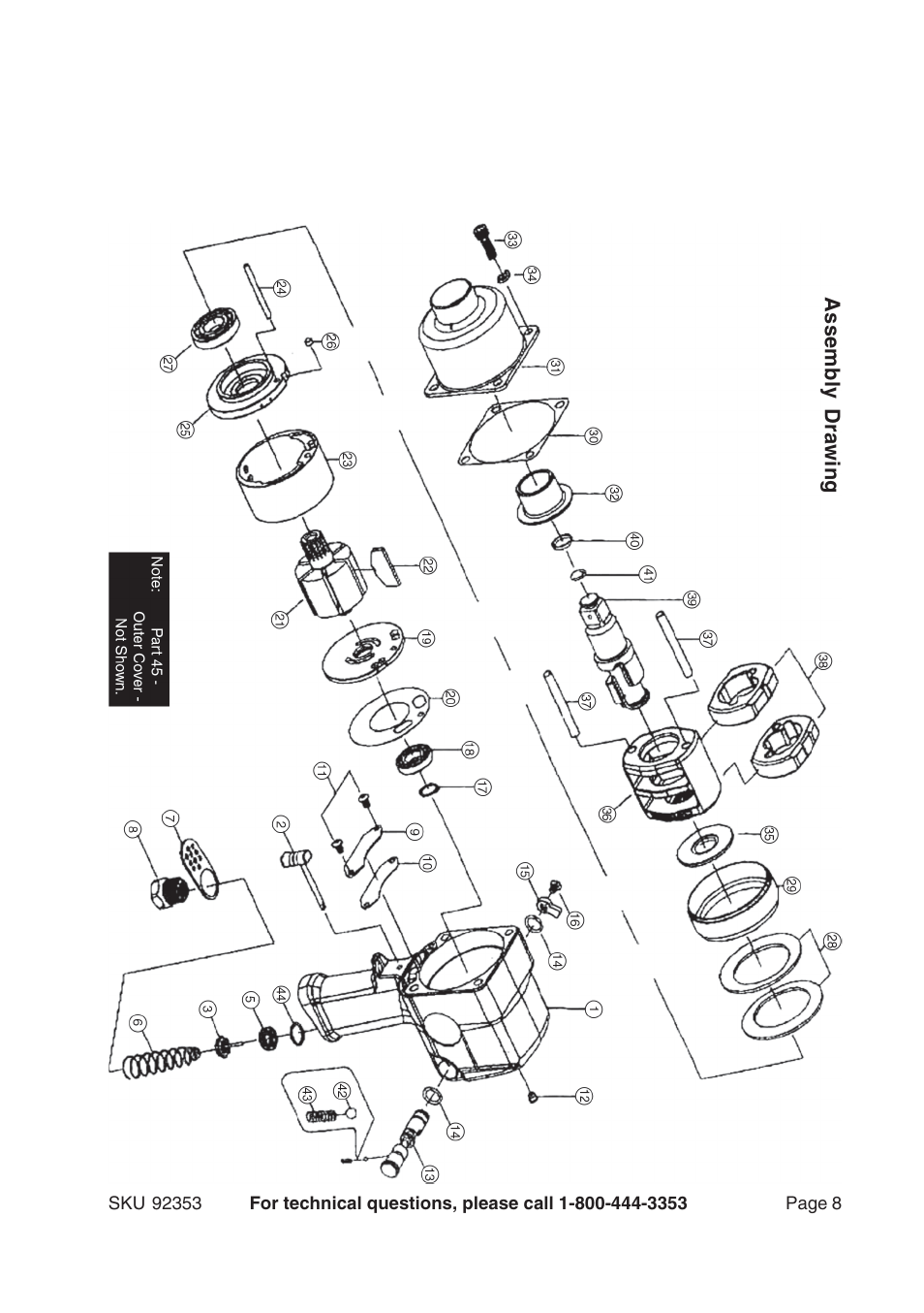 Harbor Freight Tools 92353 User Manual | Page 8 / 8