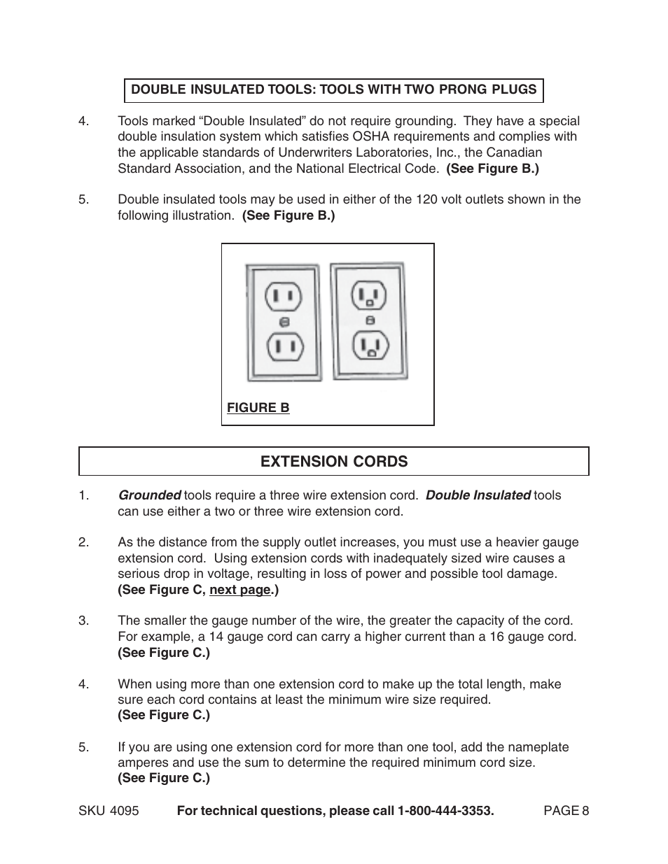 Harbor Freight Tools 04095 User Manual | Page 8 / 14