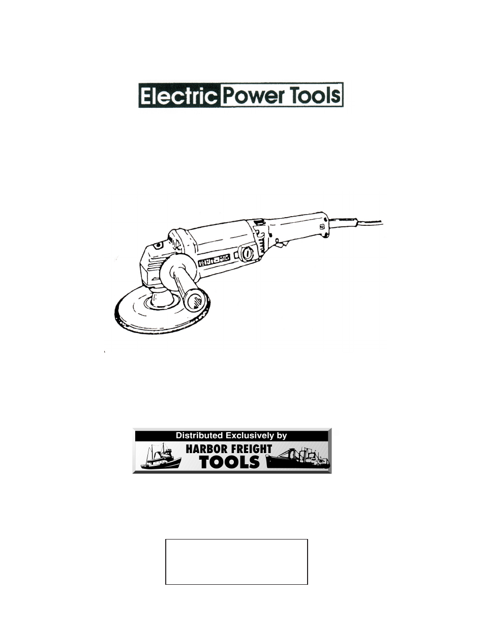 Harbor Freight Tools 41213 User Manual | 7 pages