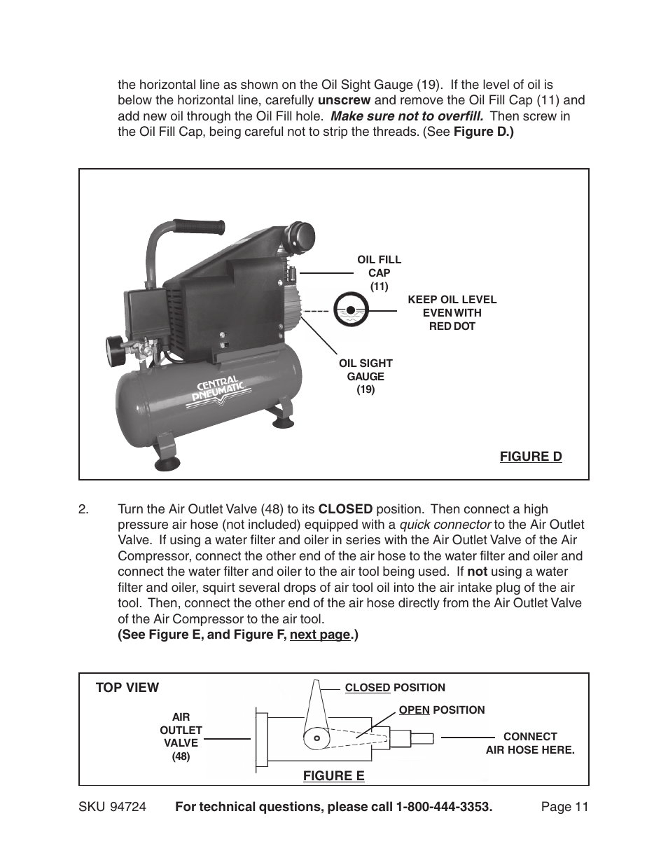 Harbor Freight Tools 94724 User Manual | Page 11 / 16