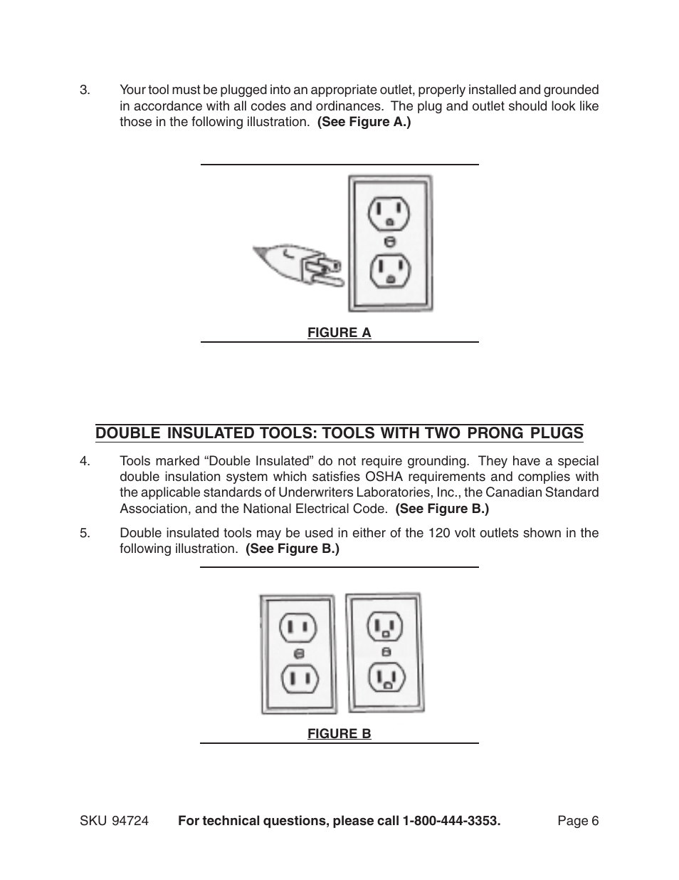 Harbor Freight Tools 94724 User Manual | Page 6 / 16