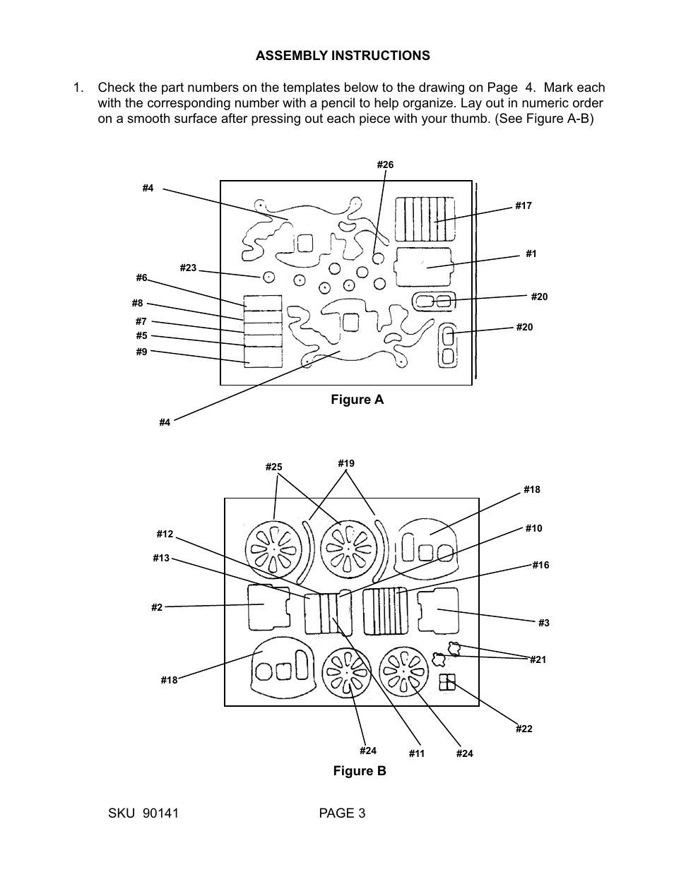 Harbor Freight Tools Buck Horn Wagon Wooden Model 9141 User Manual | Page 3 / 5