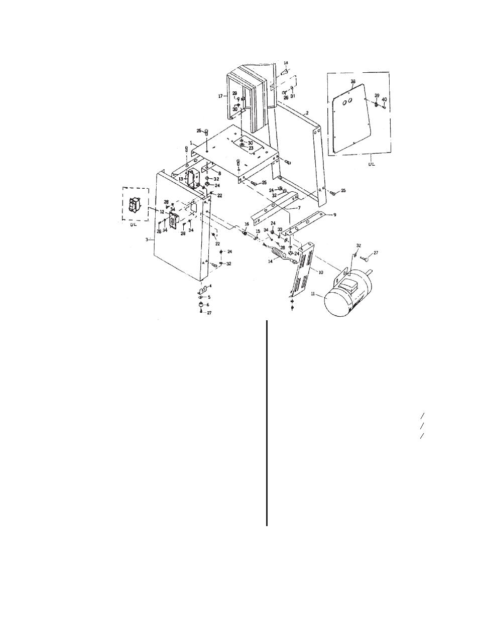 Assembly diagram a, Stand, Parts list assembly a | Harbor Freight Tools 32208 User Manual | Page 20 / 28