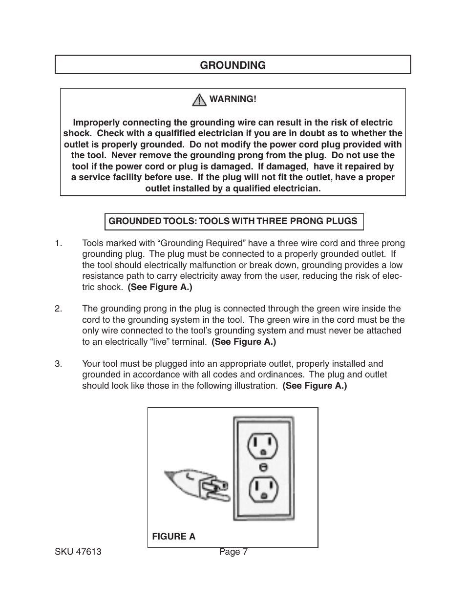 Harbor Freight Tools 47613 User Manual | Page 7 / 16