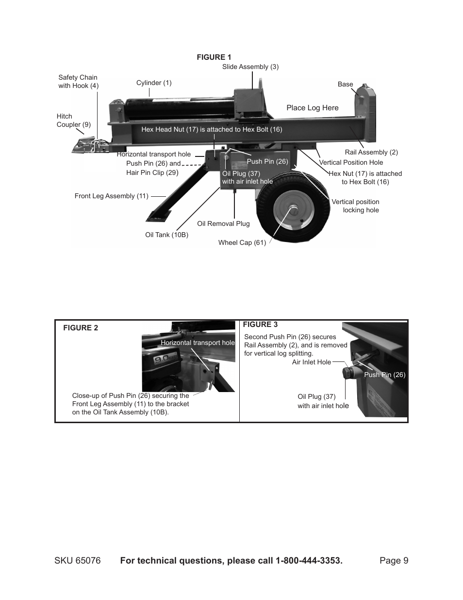 Harbor Freight Tools 65076 User Manual | Page 9 / 18