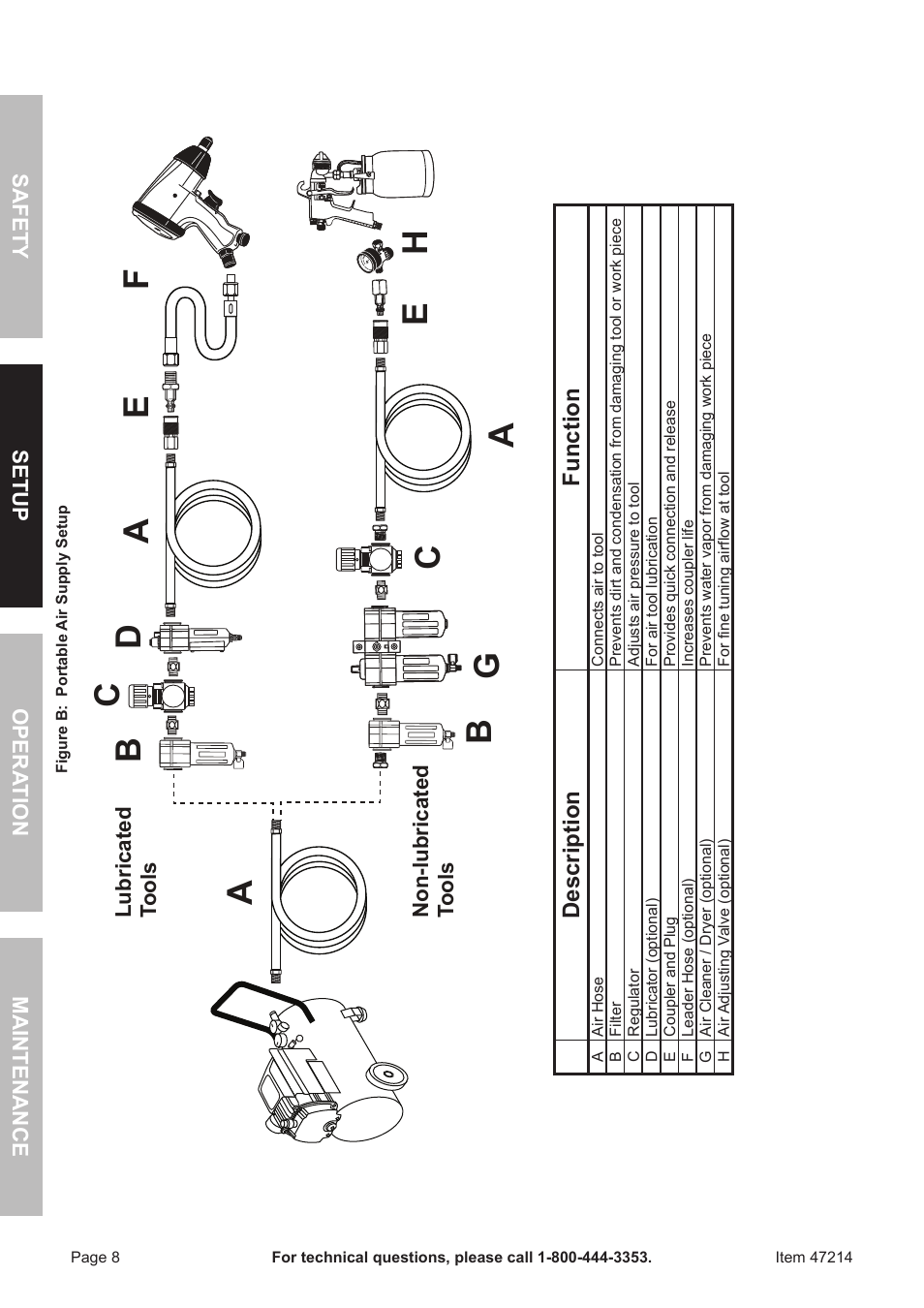 Harbor Freight Tools 47214 User Manual | Page 8 / 16