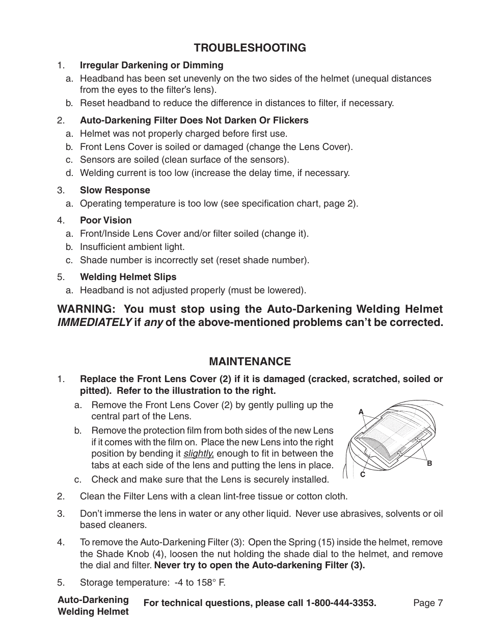 Harbor Freight Tools 94336 User Manual | Page 7 / 8