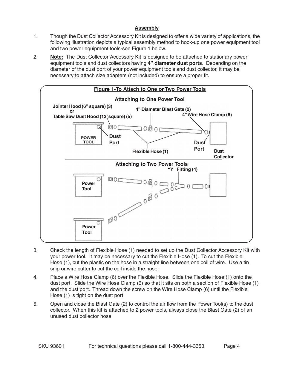 Harbor Freight Tools 93601 User Manual | Page 4 / 5