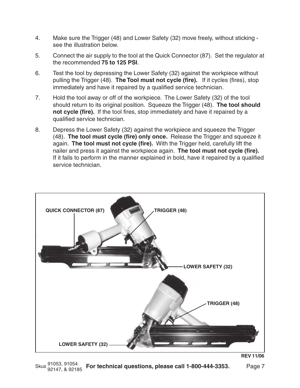 Harbor Freight Tools 91053 User Manual | Page 7 / 12