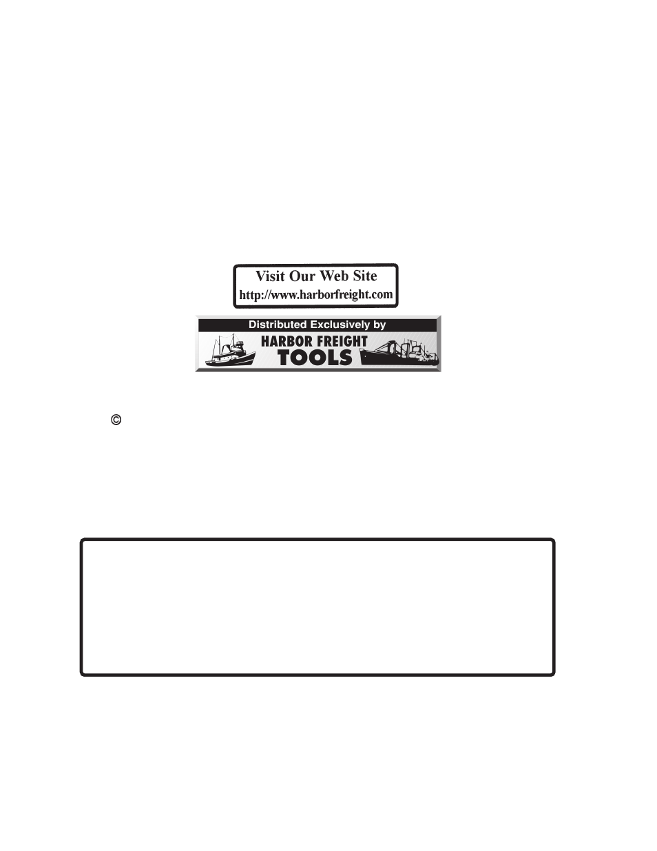 Harbor Freight Tools 41345 User Manual | 4 pages