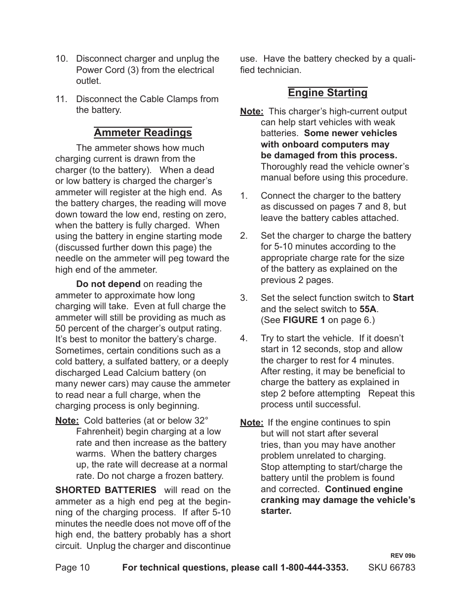 Harbor Freight Tools 66783 User Manual | Page 10 / 12
