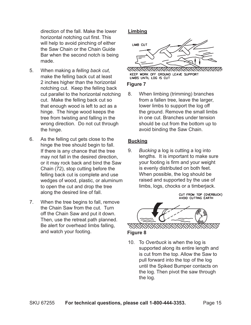 Harbor Freight Tools CHICAGO ELECTRIC 67255 User Manual | Page 15 / 26