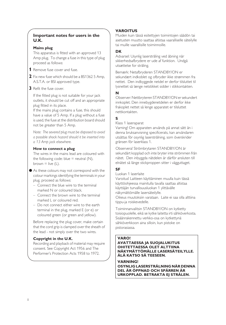 Yamaha DV-C6860 User Manual | Page 2 / 148