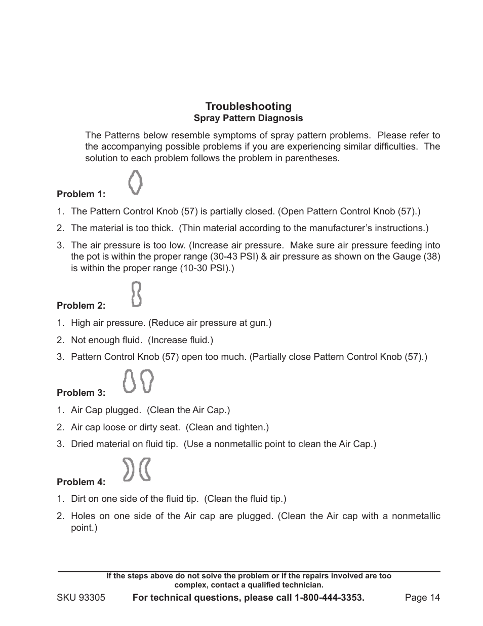 Harbor Freight Tools CENTRAL PNEUMATIC 93305 User Manual | Page 14 / 16