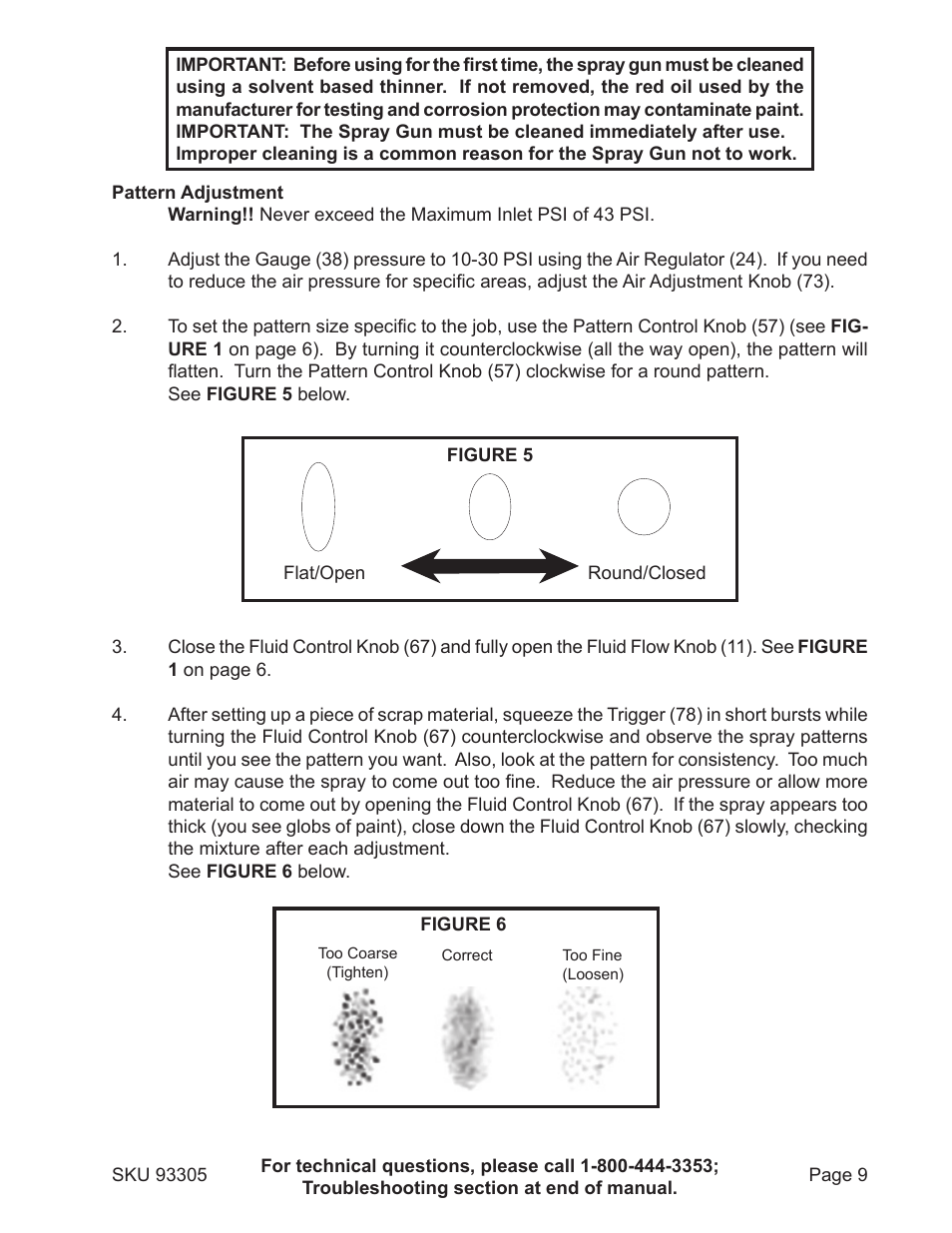 Harbor Freight Tools CENTRAL PNEUMATIC 93305 User Manual | Page 9 / 16