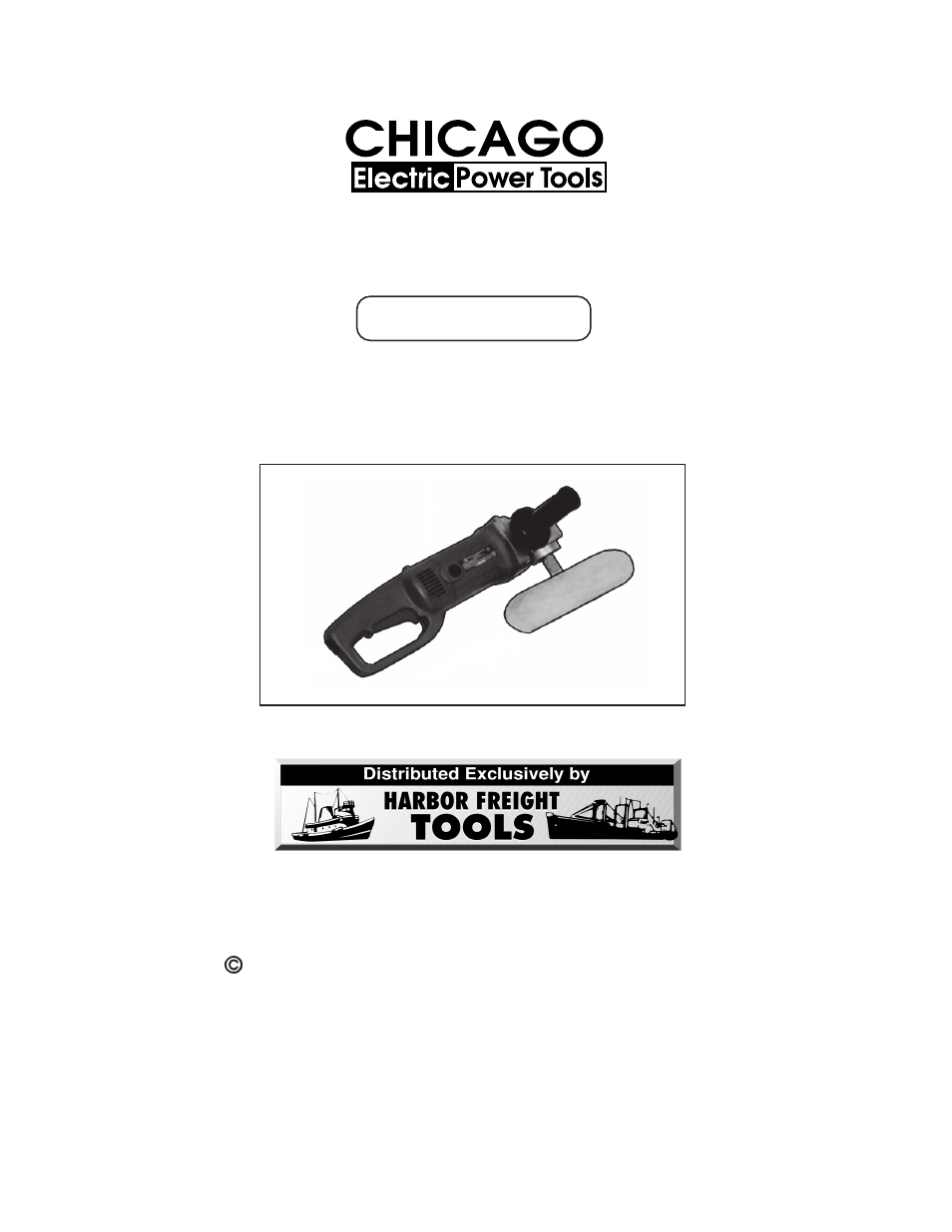 Harbor Freight Tools CHICAGO 46507 User Manual | 12 pages