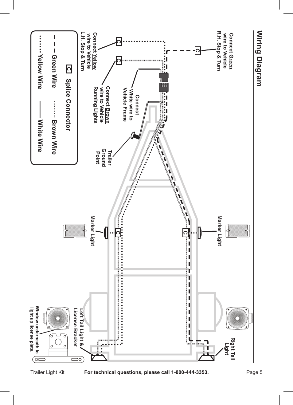 Wiring diagram | Harbor Freight Tools 93861 User Manual | Page 5 / 8