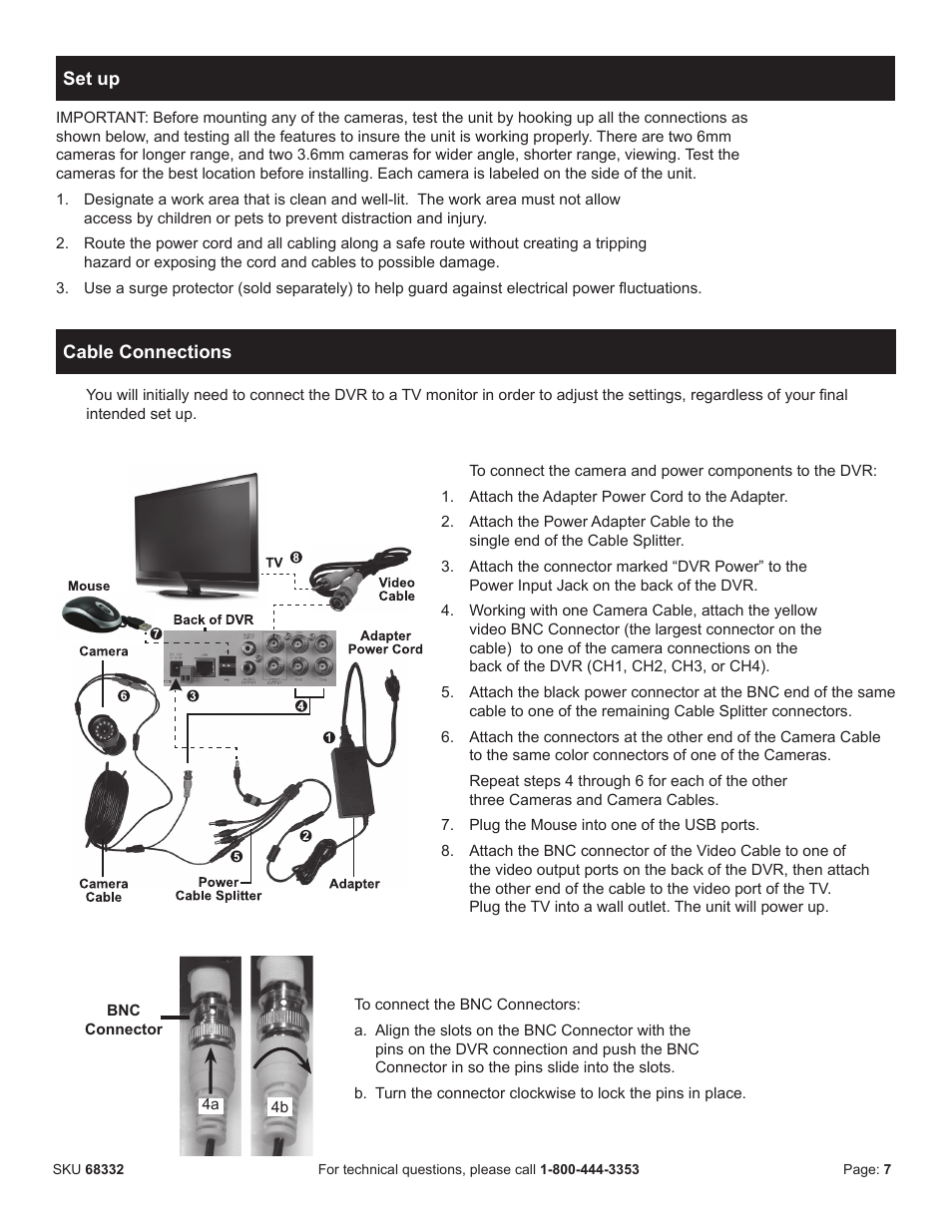 Harbor Freight Tools BUNKER HILL SECURITY 68332 User Manual | Page 10 / 43