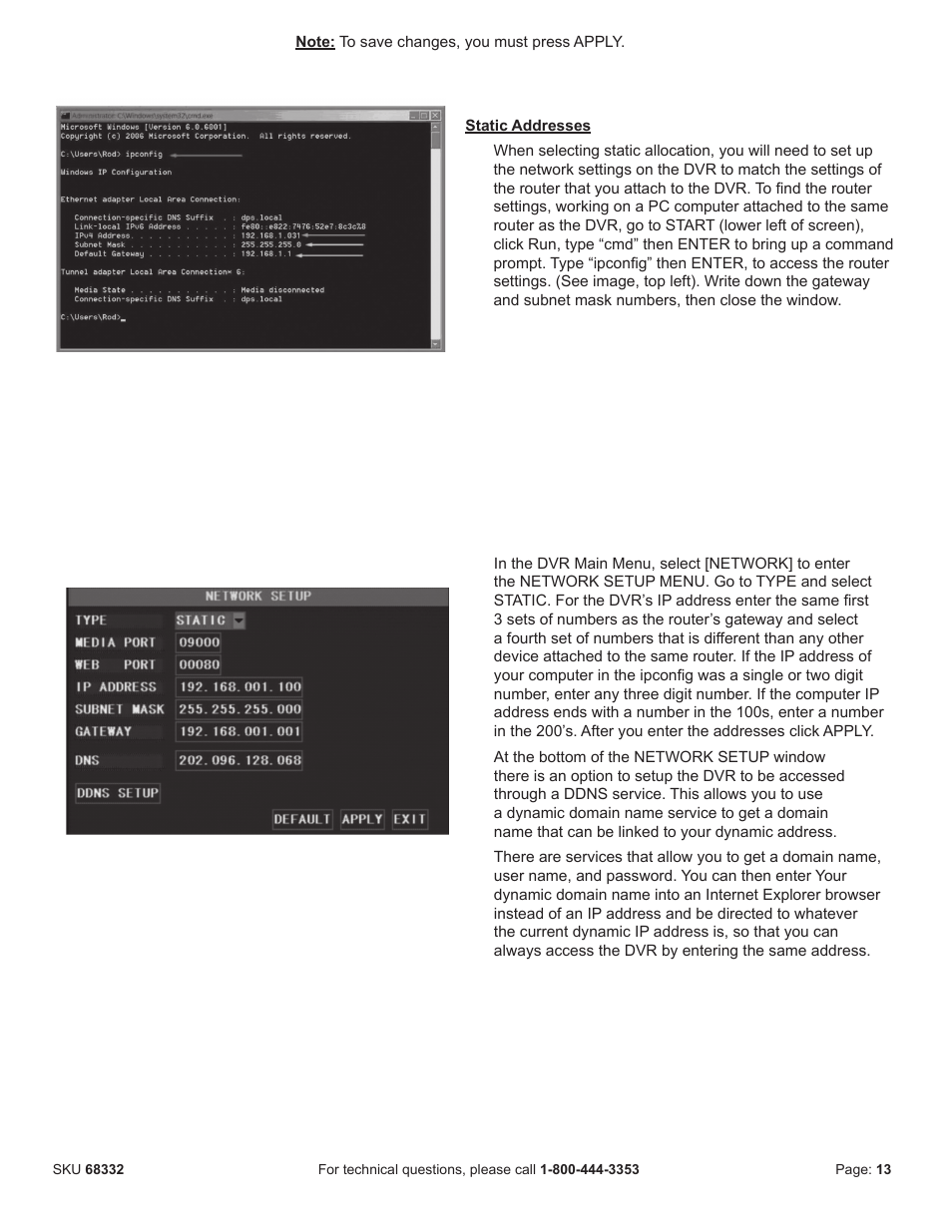 Harbor Freight Tools BUNKER HILL SECURITY 68332 User Manual | Page 16 / 43