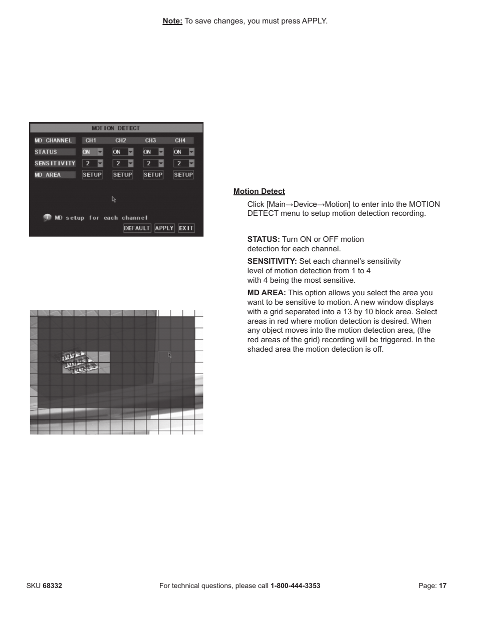 Harbor Freight Tools BUNKER HILL SECURITY 68332 User Manual | Page 20 / 43