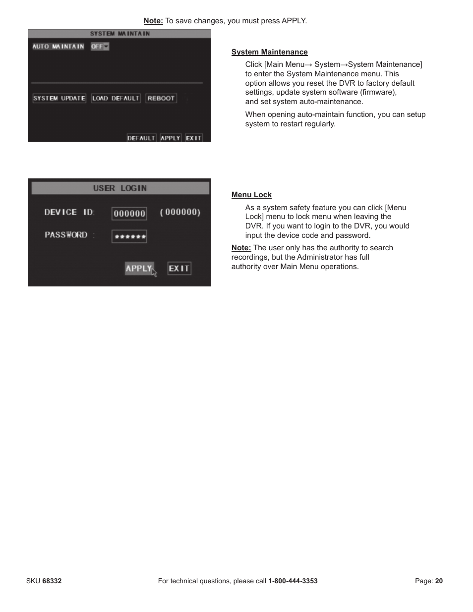 Harbor Freight Tools BUNKER HILL SECURITY 68332 User Manual | Page 23 / 43