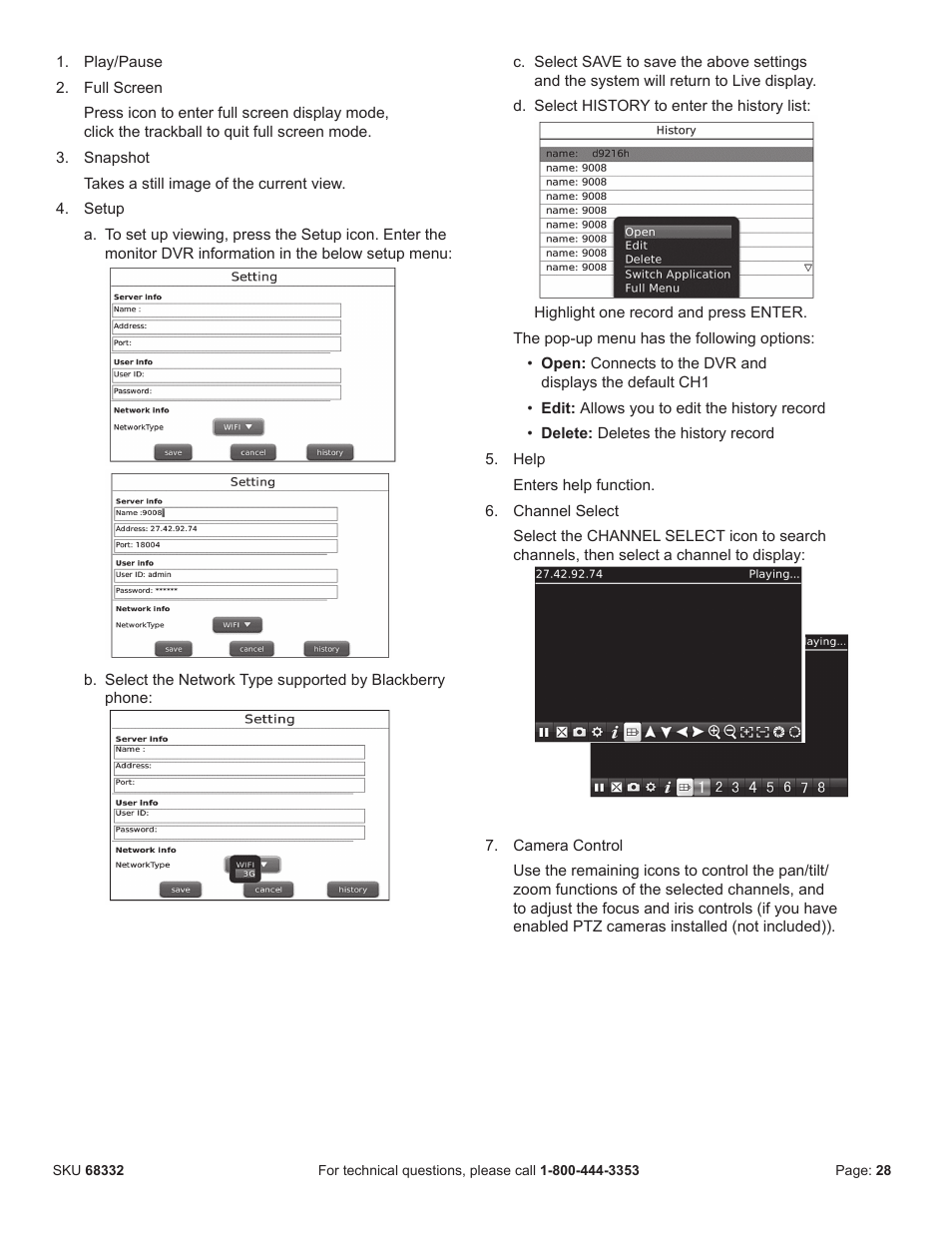 Harbor Freight Tools BUNKER HILL SECURITY 68332 User Manual | Page 31 / 43