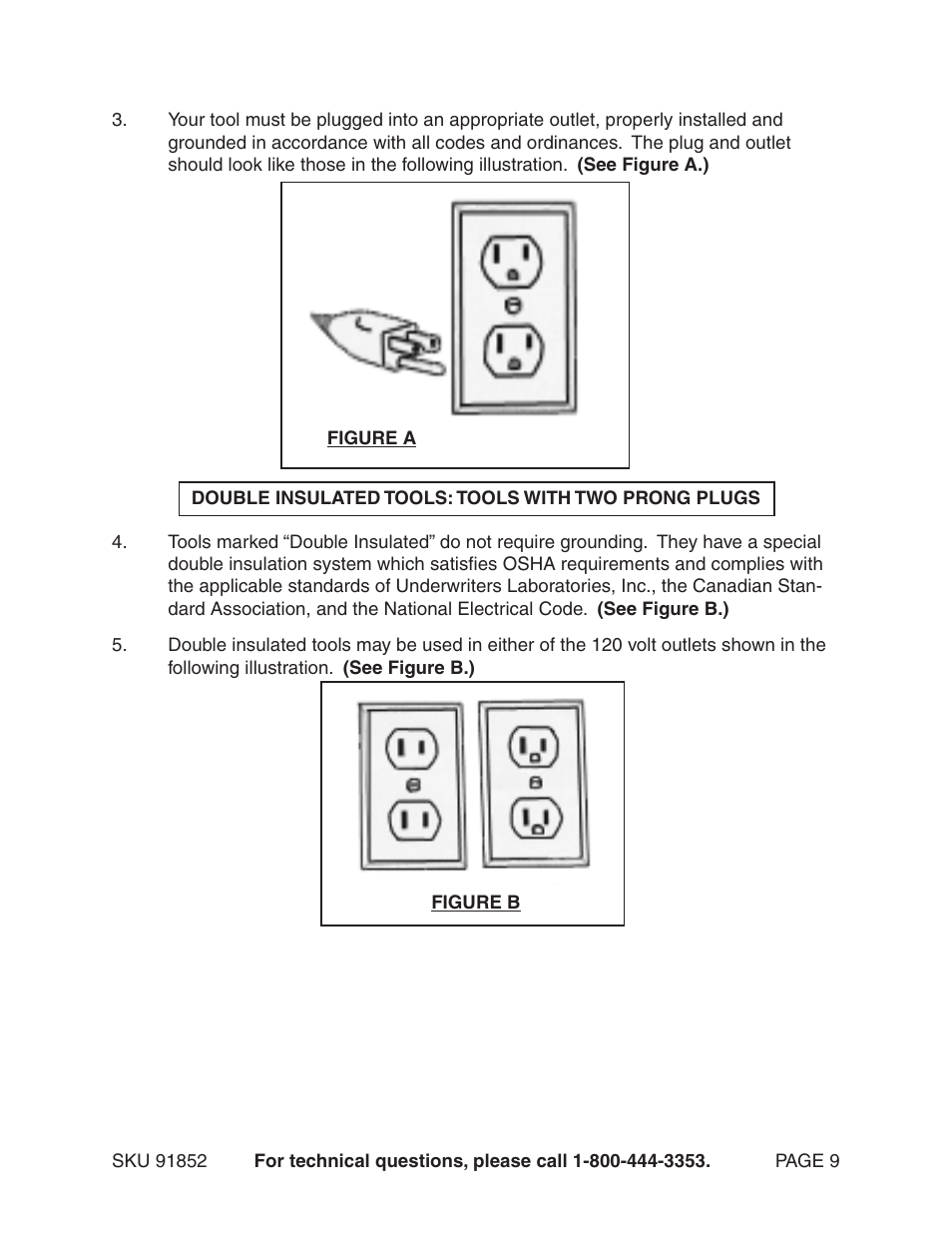 Harbor Freight Tools 12" Compound Slide Miter Saw 91852 User Manual | Page 9 / 27