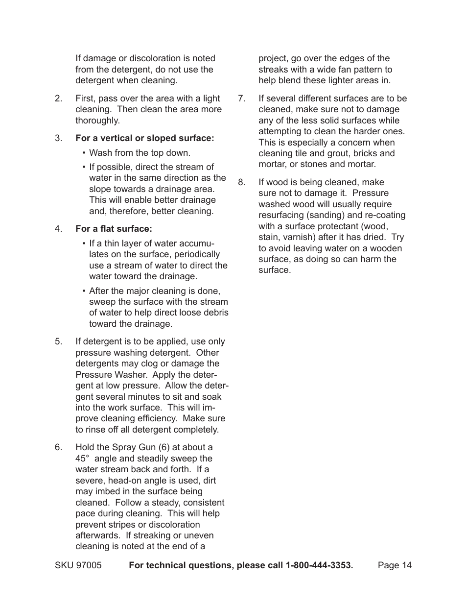 Harbor Freight Tools PACIFIC HYDROSTRAR 97005 User Manual | Page 14 / 27