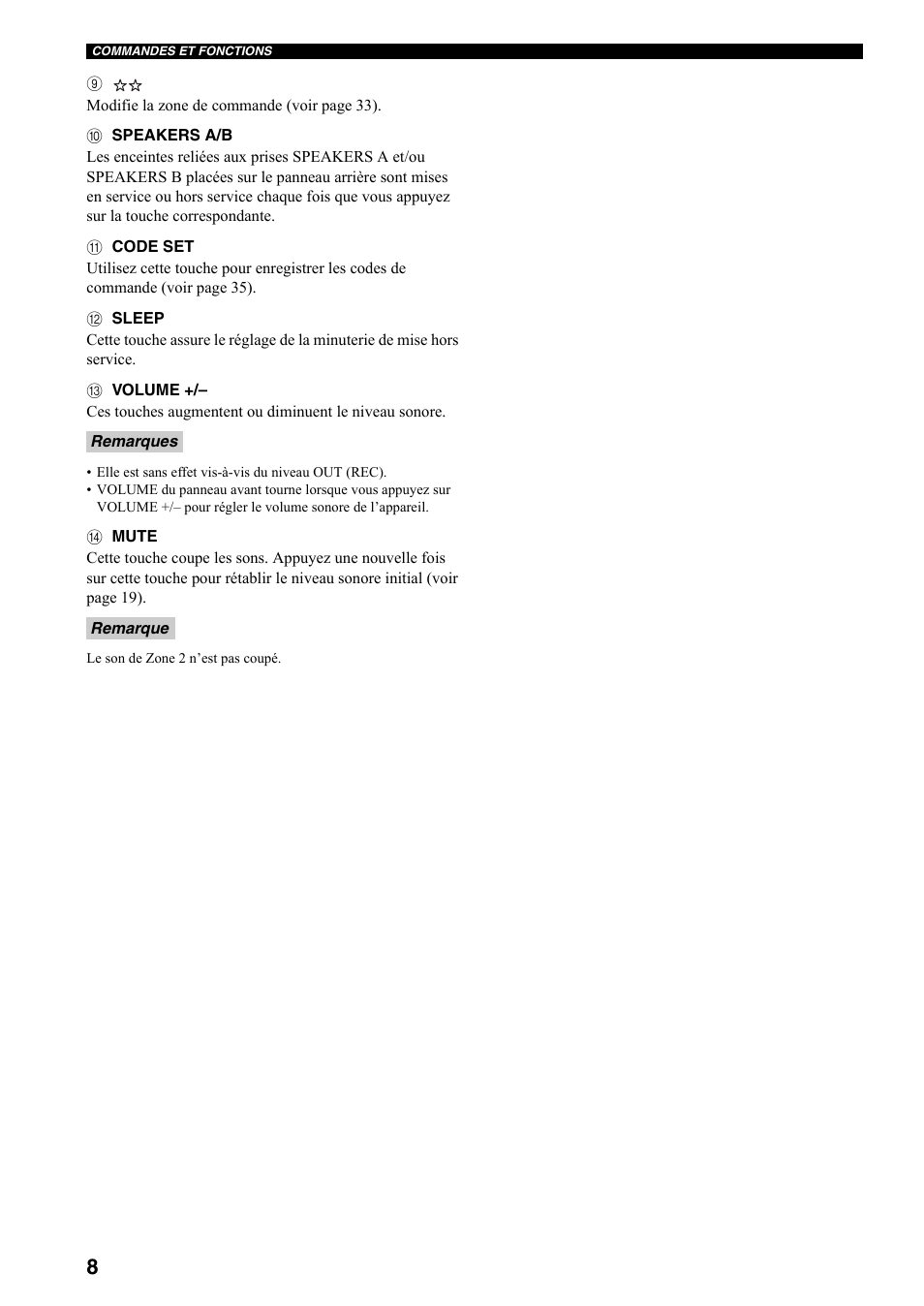Yamaha RX-497 User Manual | Page 50 / 243