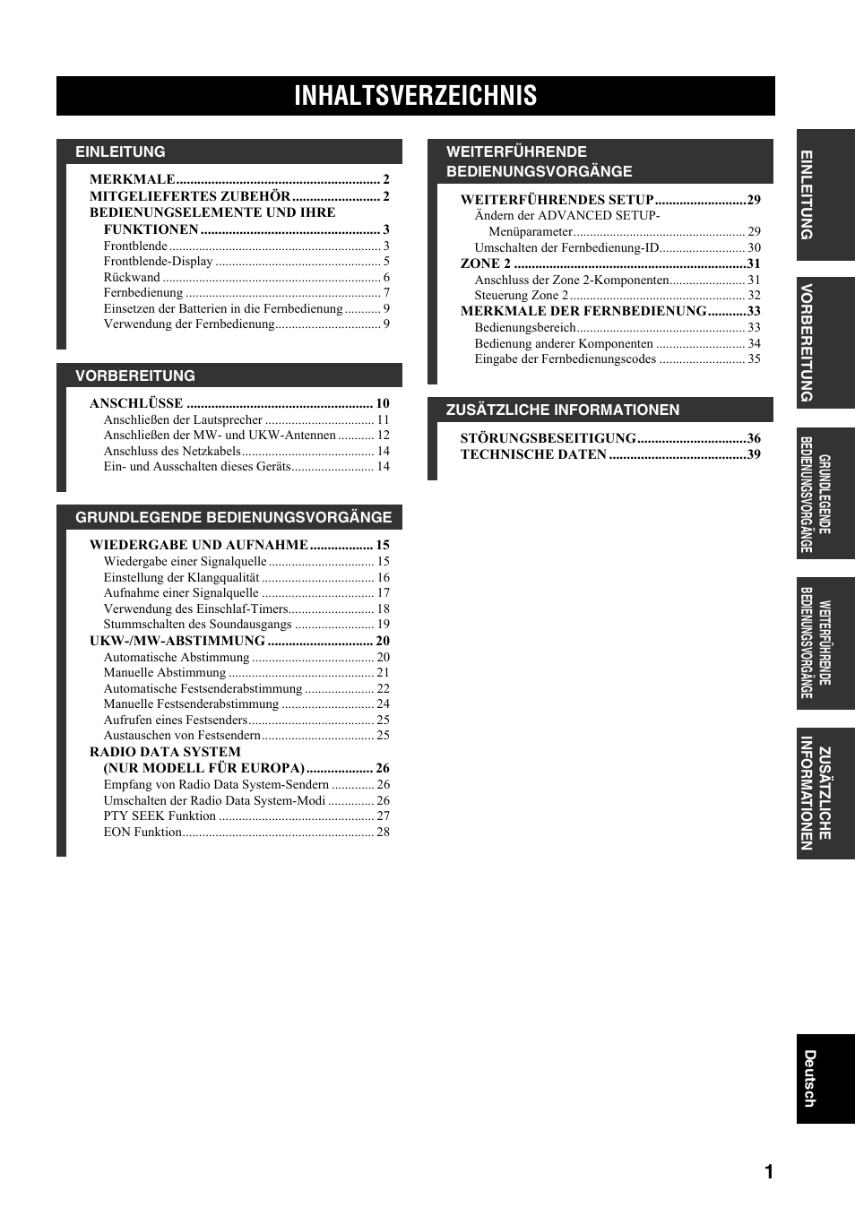 Yamaha RX-497 User Manual | Page 83 / 243