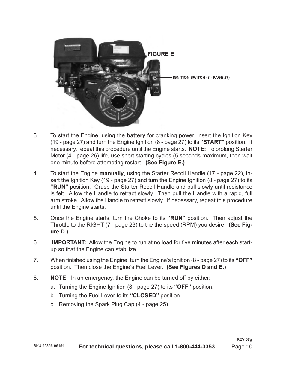 Harbor Freight Tools 96154 - 11HP User Manual | Page 10 / 30