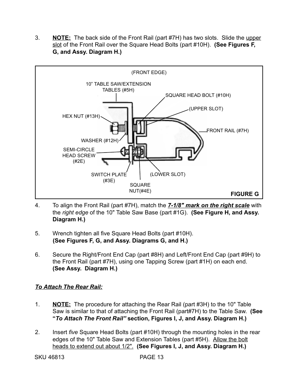 Harbor Freight Tools 46813 User Manual | Page 13 / 37