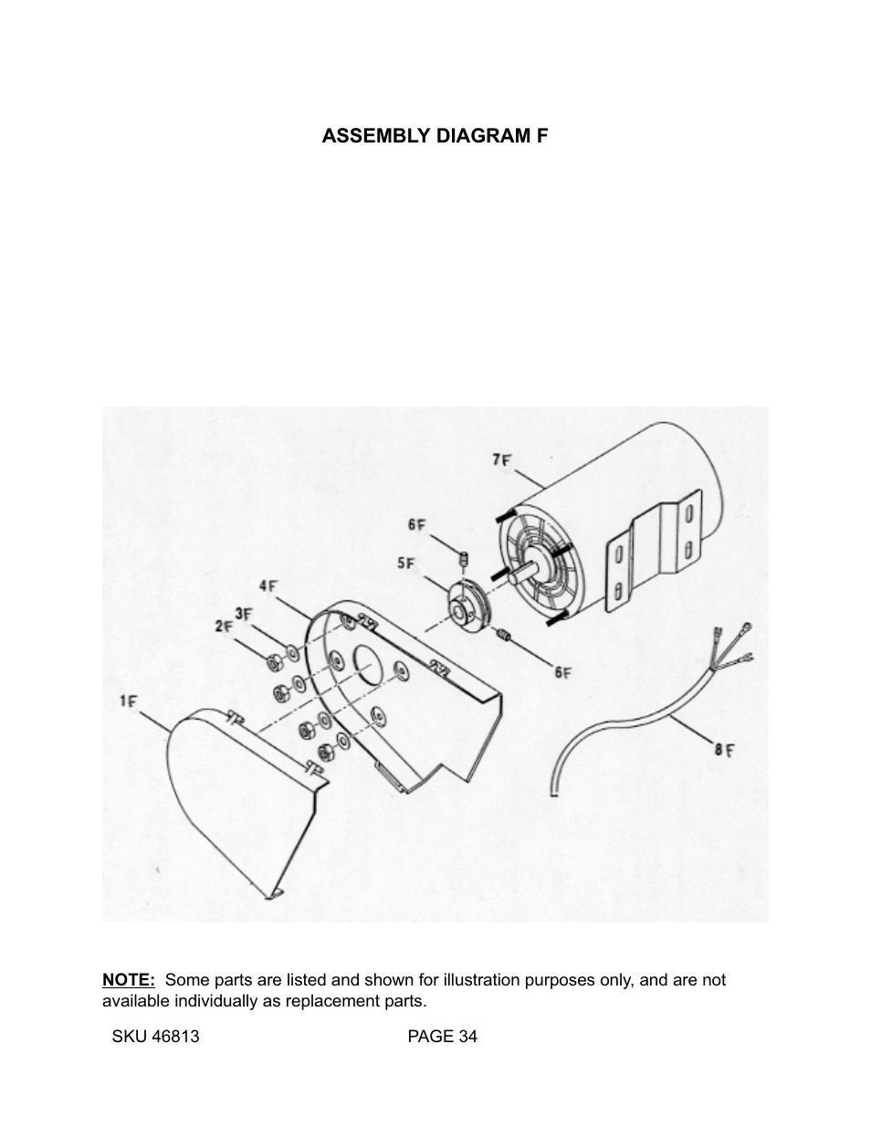 Harbor Freight Tools 46813 User Manual | Page 34 / 37