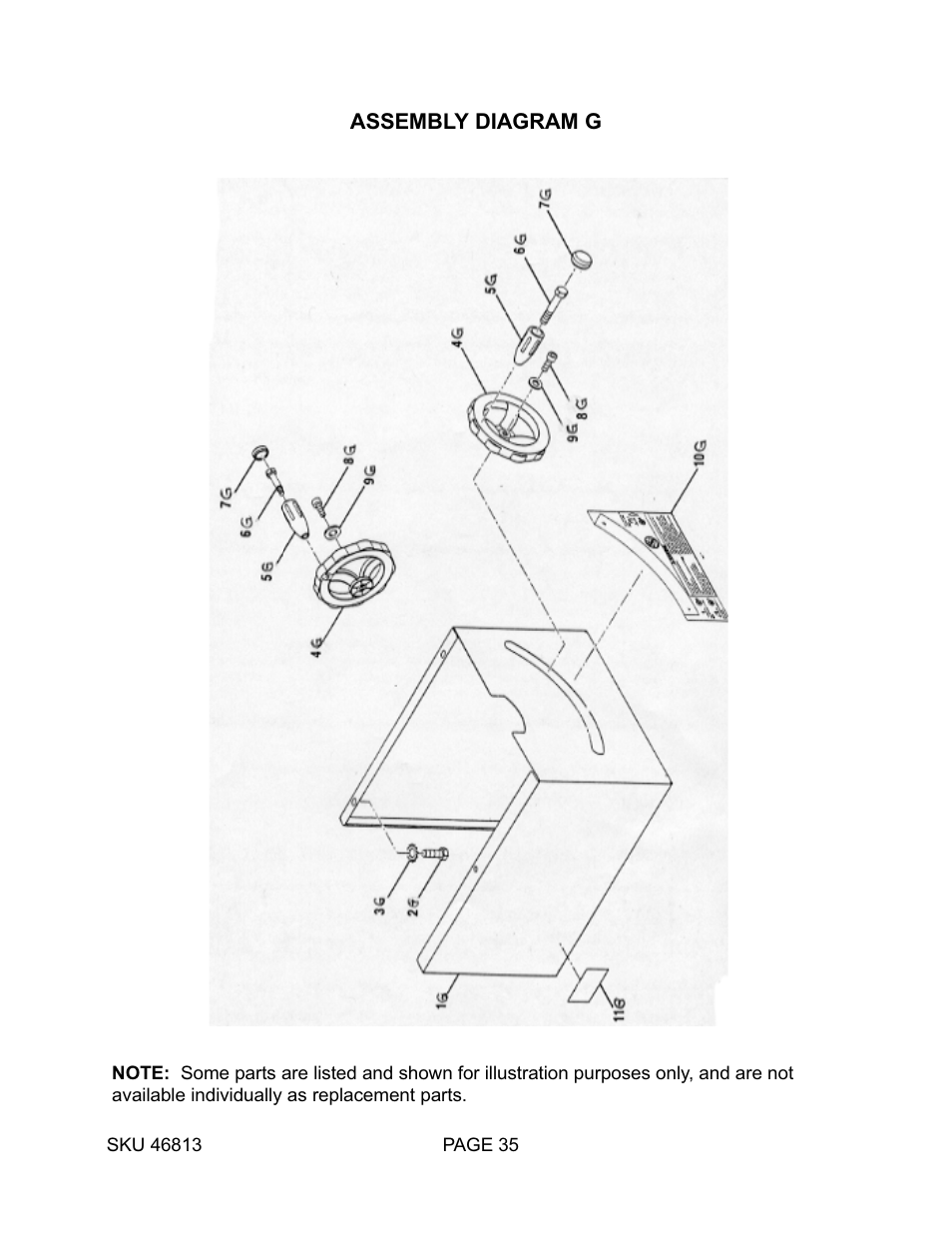 Harbor Freight Tools 46813 User Manual | Page 35 / 37