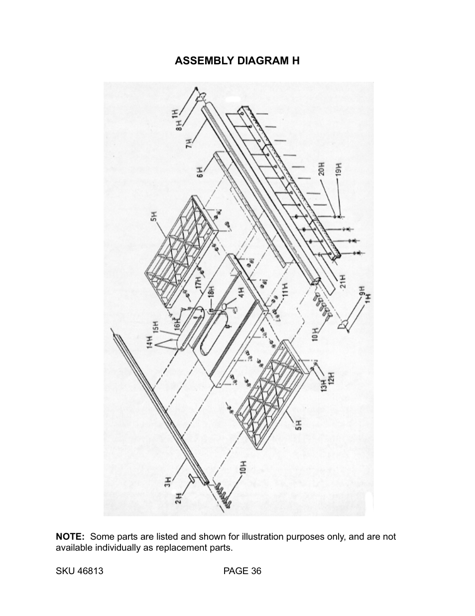 Harbor Freight Tools 46813 User Manual | Page 36 / 37