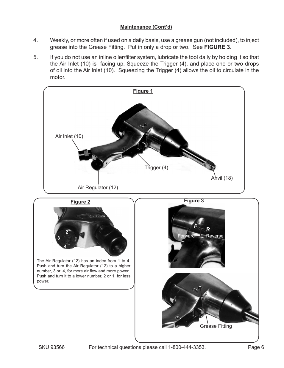 Harbor Freight Tools 93566 User Manual | Page 6 / 8