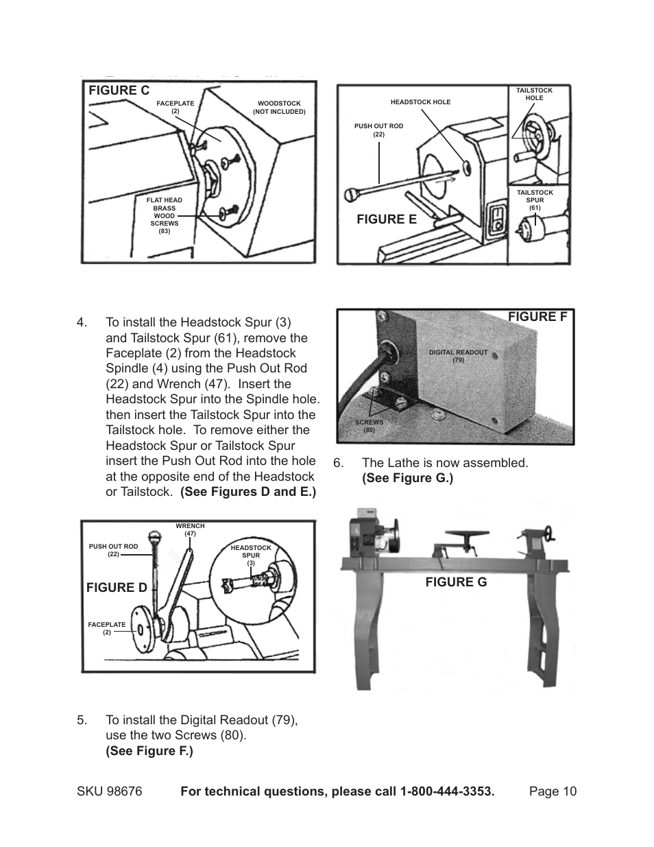 Figure f | Harbor Freight Tools 98676 User Manual | Page 10 / 19