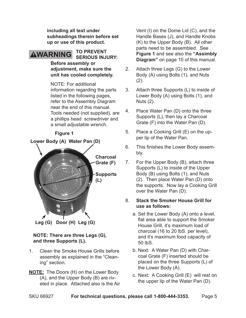 Harbor Freight Tools 66927 User Manual | Page 5 / 11