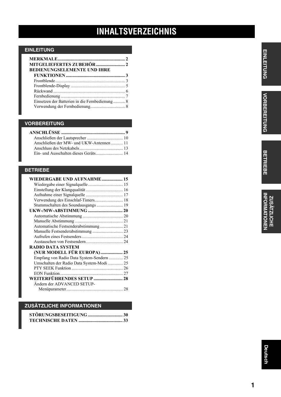 Yamaha RX-397 User Manual | Page 71 / 206