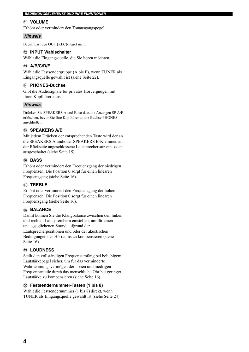 Yamaha RX-397 User Manual | Page 74 / 206